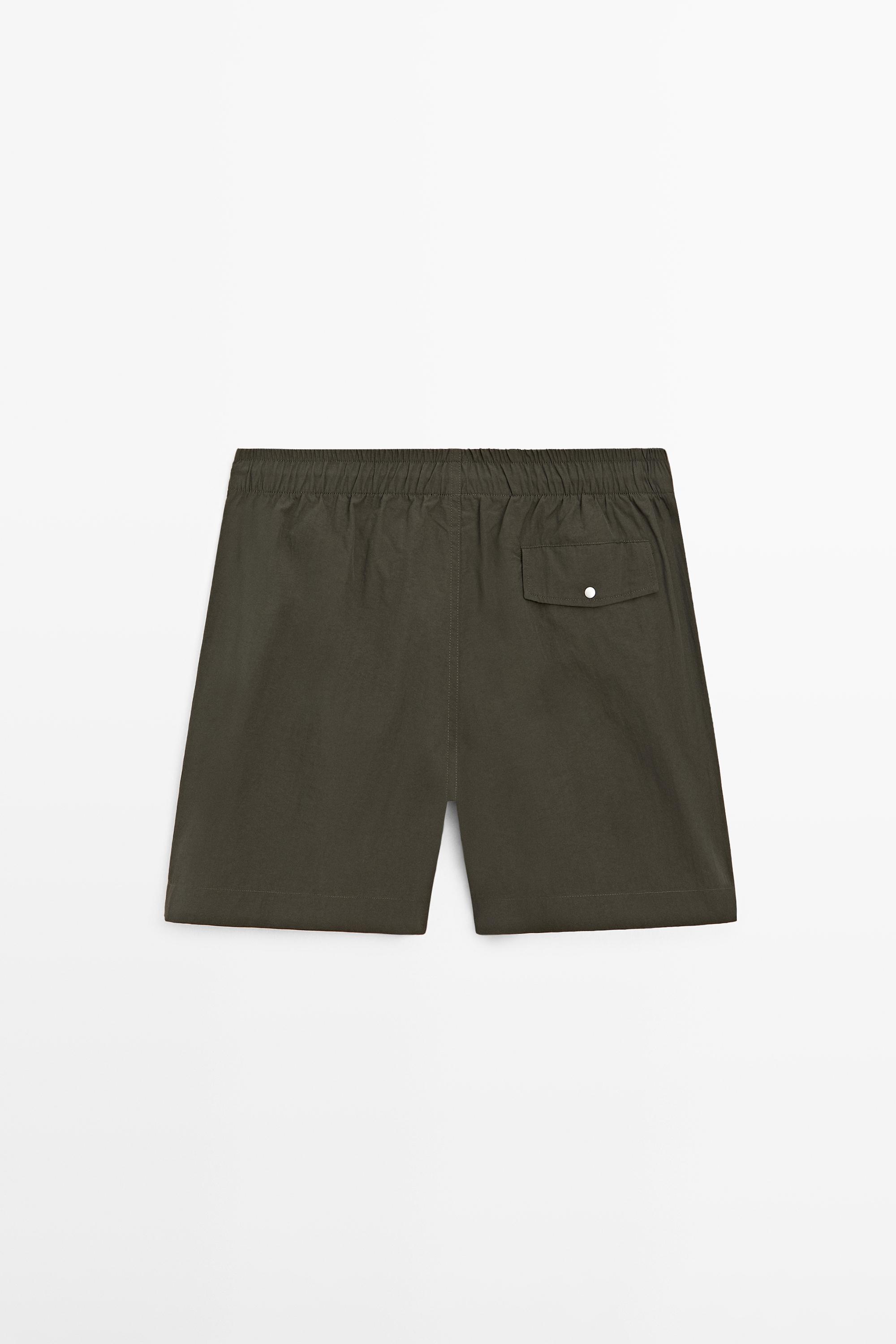 Plain swim trunks